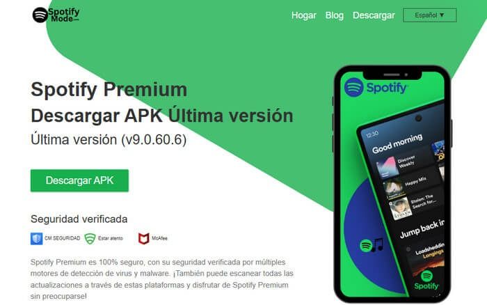Descargar Spotify Premium Gratis Screenshot