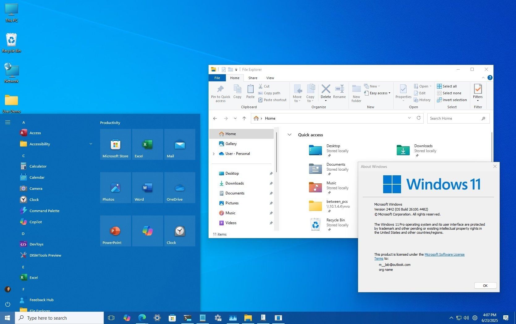 Descargar Windows 11 Pro Screenshot