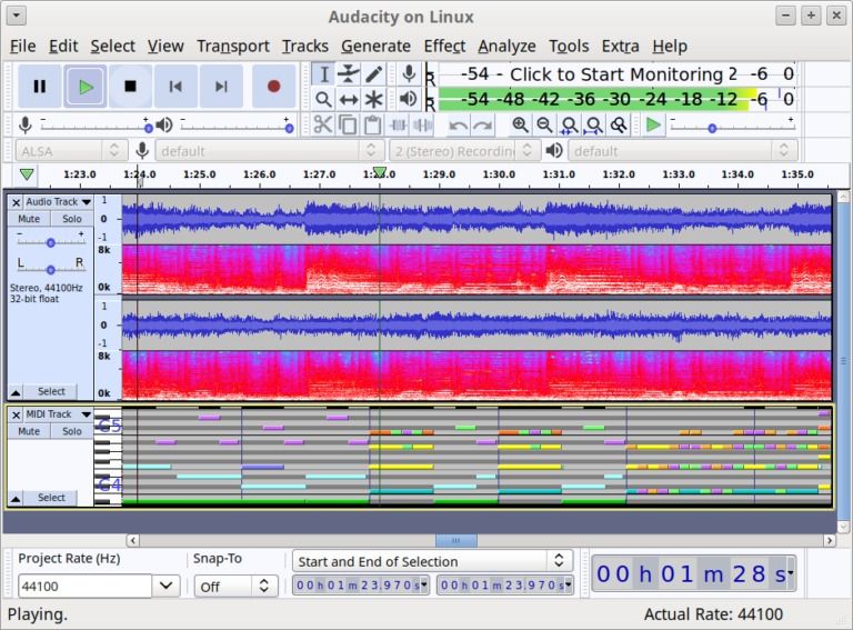 Descargar Audacity Gratis Español Screenshot