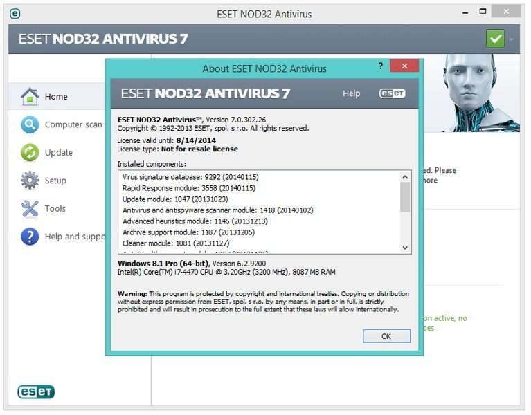 Descargar ESET NOD32 Gratis En EspañOl Screenshot