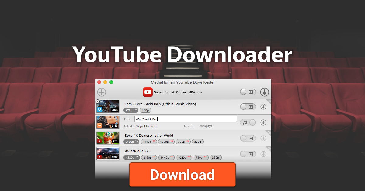 MediaHuman YouTube Downloader 3.9.18 Full Espanol 2026 Screenshot